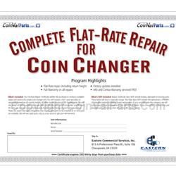 Flat-Rate coin changer repair